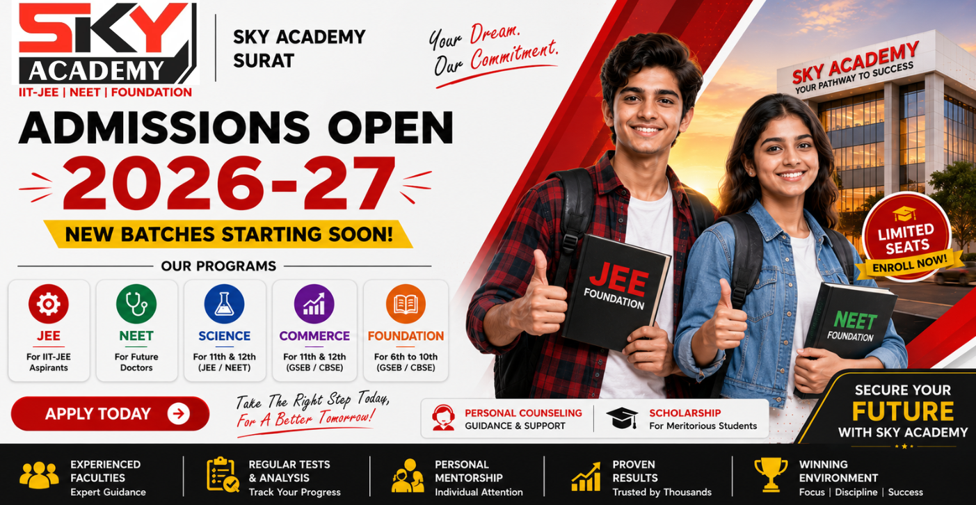 Sky Academy Surat Banner 3